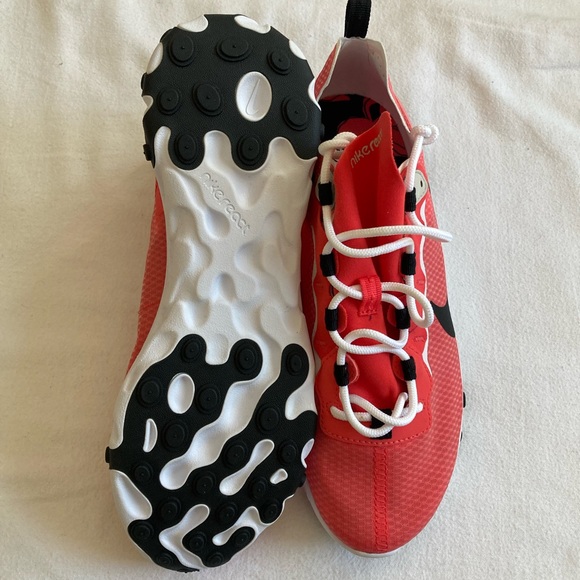 NWB Nike React 55 SE Ember Glow/Black-Night Bone 👟, size 8. - Picture 4 of 9